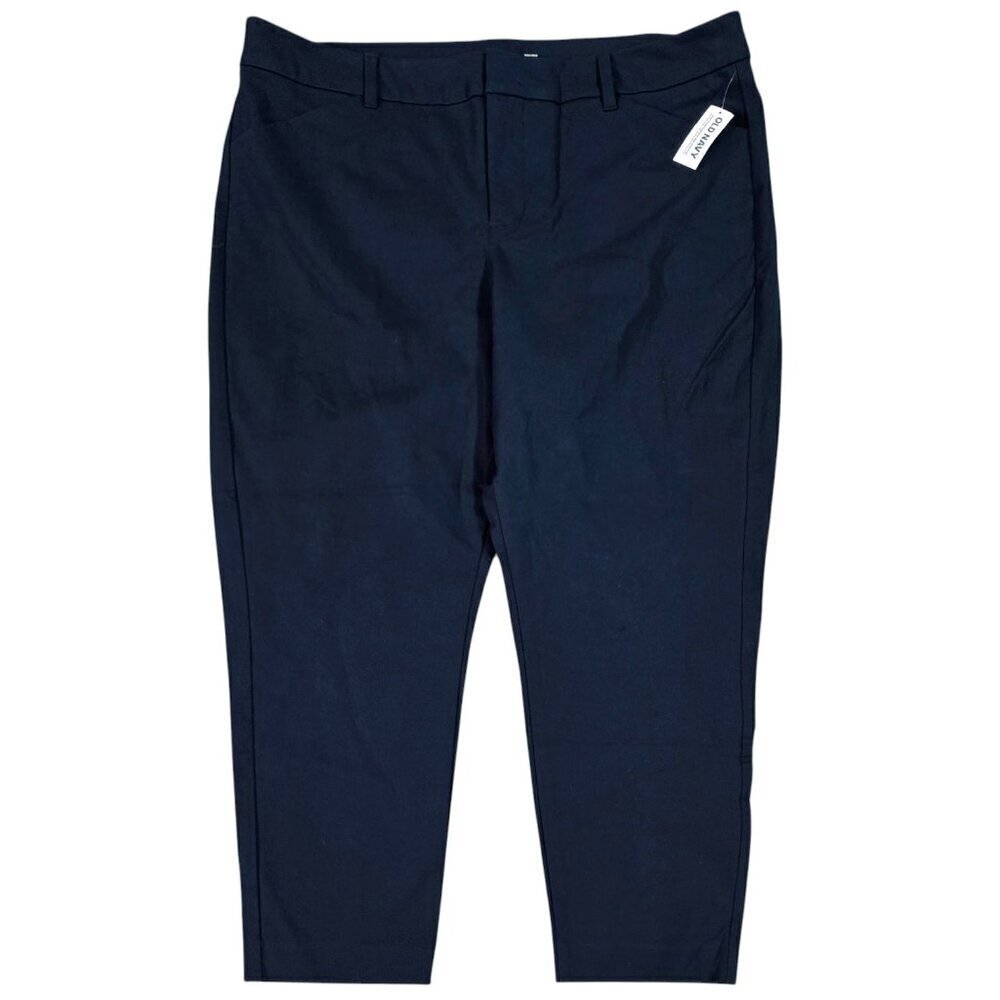 Old Navy NWT High Rise Pixie Skinny In The Navy Ankle Pant Capsule Preppy